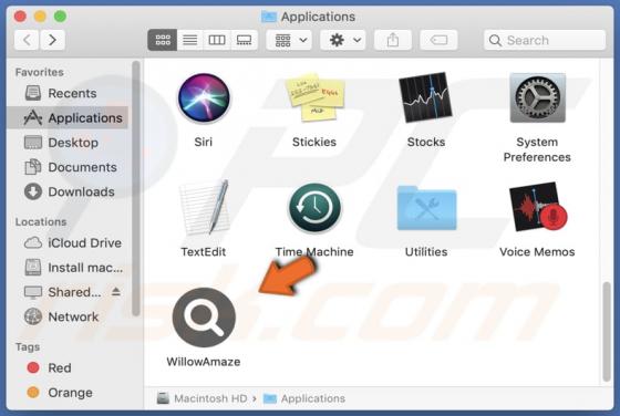 WillowAmaze Adware (Mac)