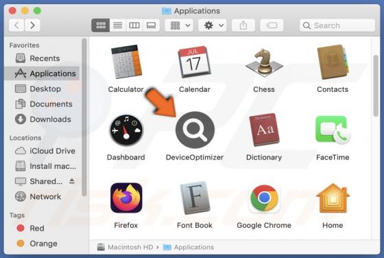 DeviceOptimizer Adware (Mac)