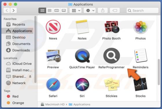 ReferProgrammer Adware (Mac)