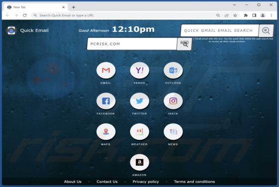 Quick Email Browser Hijacker