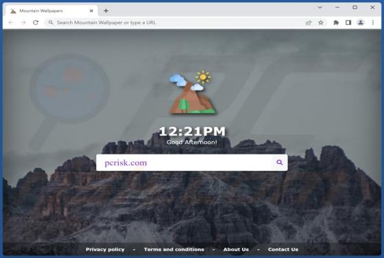 Mountain Wallpaper Browser Hijacker