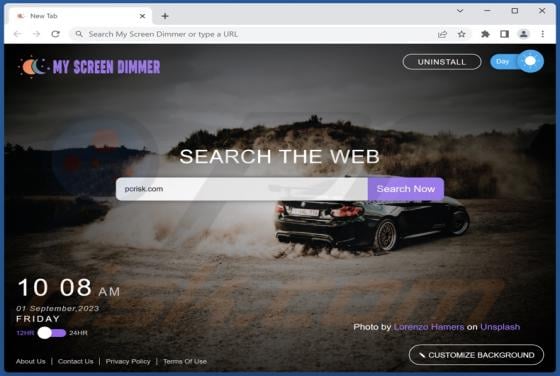 My Screen Dimmer Browser Hijacker