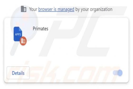Primates Malicious Extension
