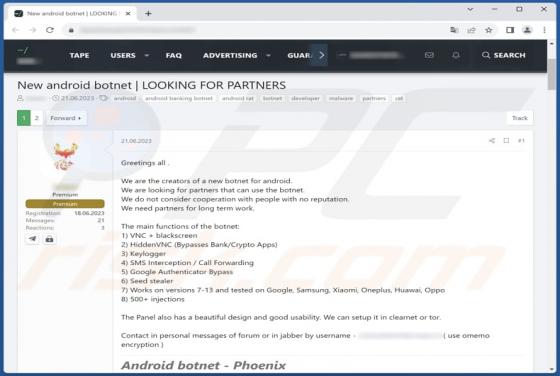 Phoenix Backdoor (Android)