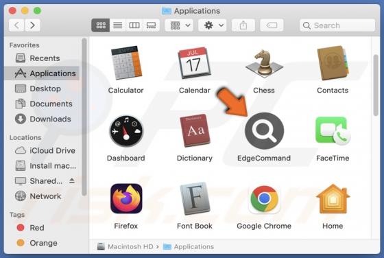 EdgeCommand Adware (Mac)