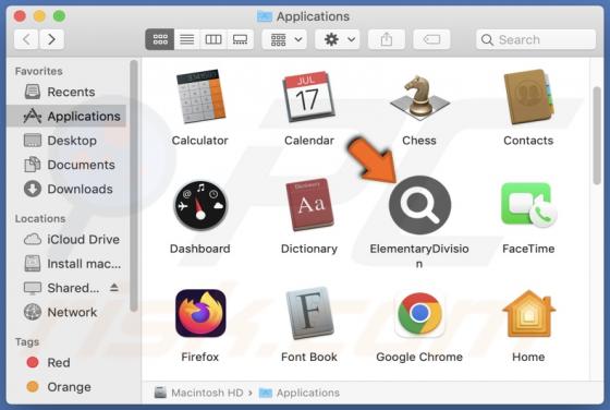 ElementaryDivision Adware (Mac)
