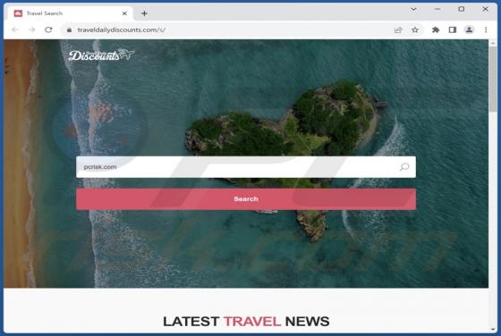 Travel Tab Browser Hijacker
