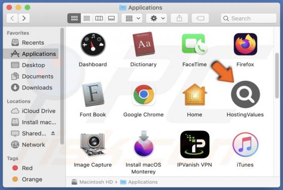 HostingValues Adware (Mac)