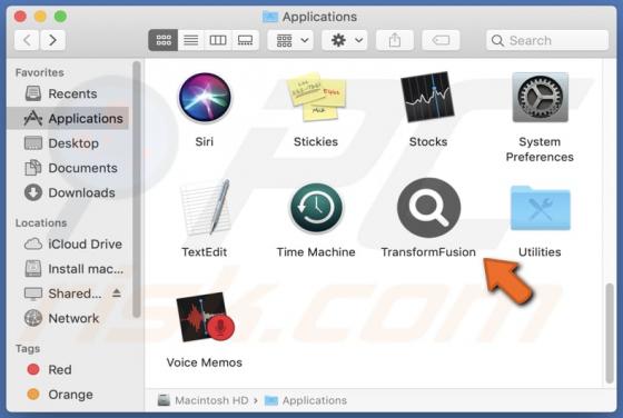 TransformFusion Adware (Mac)