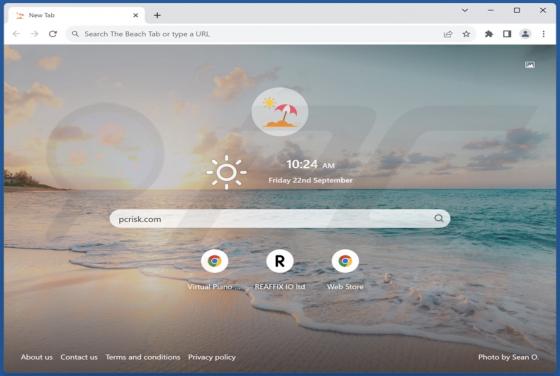 The Beach Tab Browser Hijacker