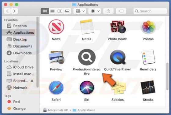 ProductionInteractive Adware (Mac)