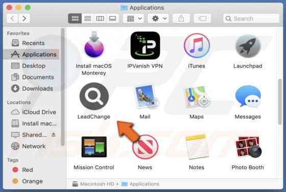 LeadChange Adware (Mac)