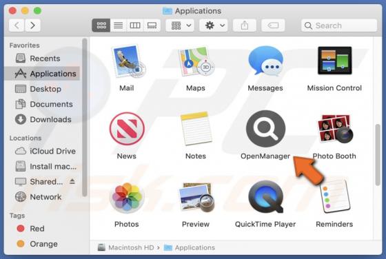 OpenManager Adware (Mac)