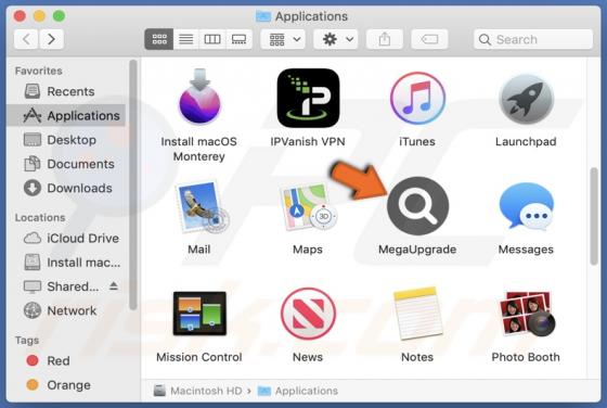 MegaUpgrade Adware (Mac)
