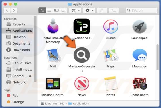 ManagerObsession Adware (Mac)
