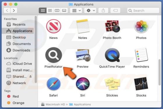 PixelRotator Adware (Mac)