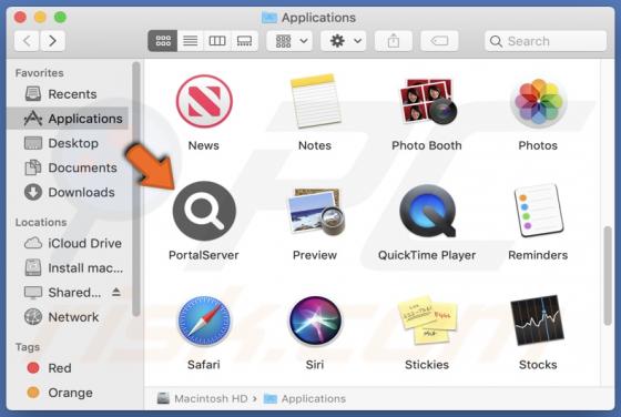 PortalServer Adware (Mac)