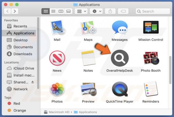 OverallHelpDesk Adware (Mac)