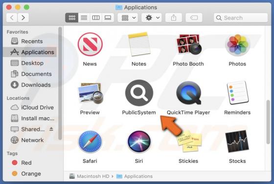 PublicSystem Adware (Mac)