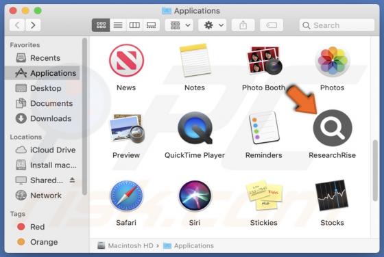 ResearchRise Adware (Mac)
