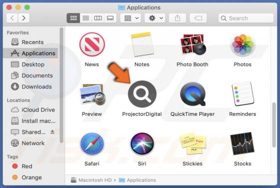 ProjectorDigital Adware (Mac)