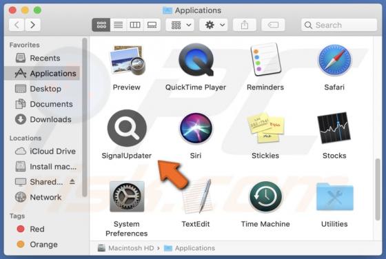 SignalUpdater Adware (Mac)