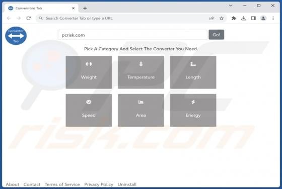 Converter Tab Browser Hijacker