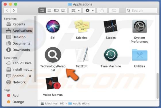 TechnologyPersonal Adware (Mac)