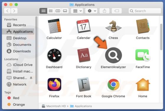 ElementAnalyzer Adware (Mac)