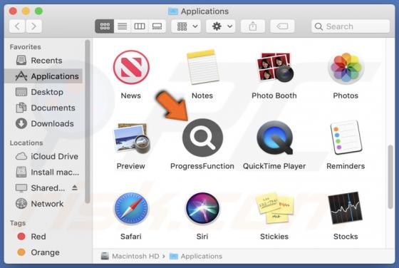 ProgressFunction Adware (Mac)