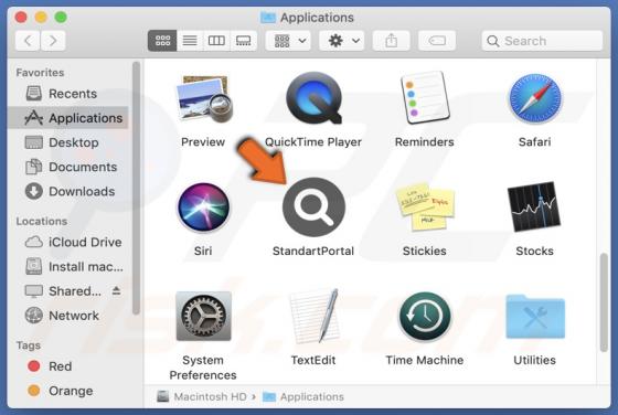 StandartPortal Adware (Mac)