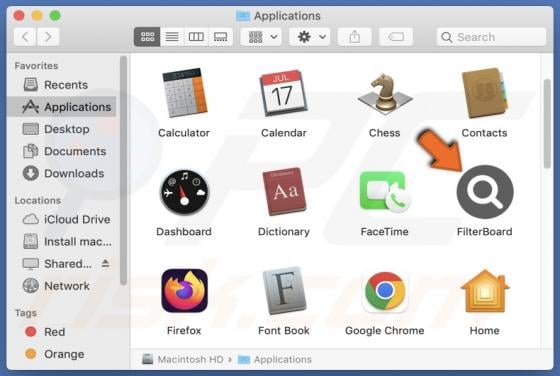 FilterBoard Adware (Mac)