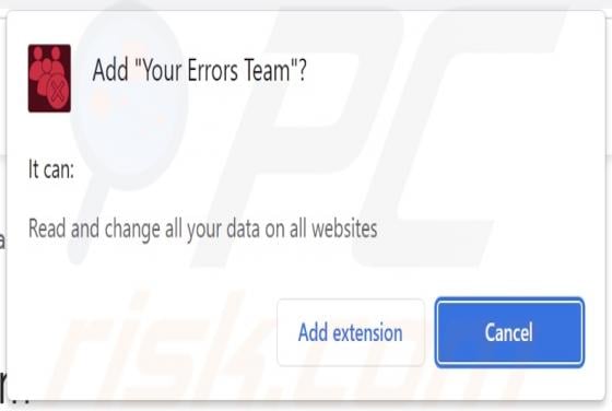 Your Errors Team Adware