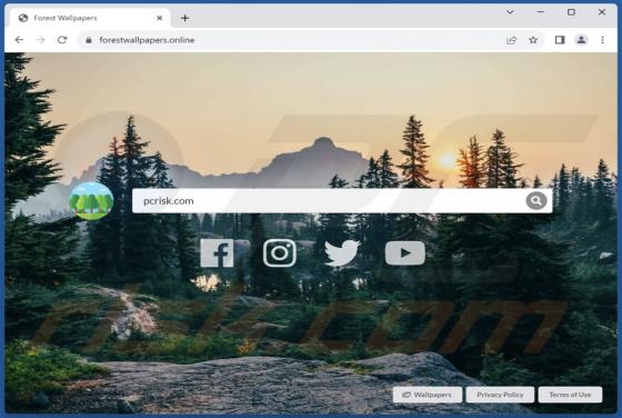 Forest Wallpapers Browser Hijacker