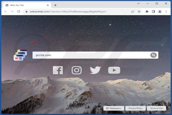 Web Ace Tab Browser Hijacker