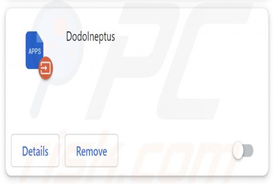 DodoIneptus Malicious Extension