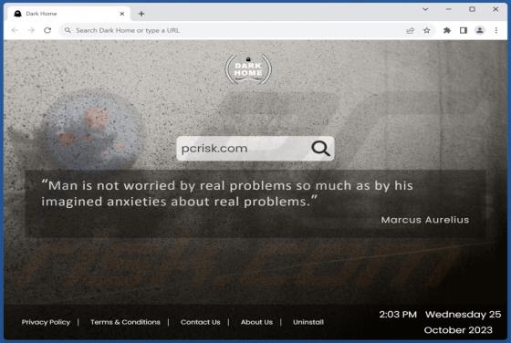 Dark Home Browser Hijacker