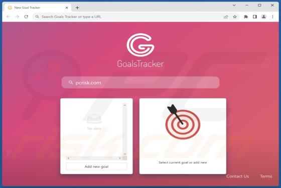 Goals Tracker Browser Hijacker