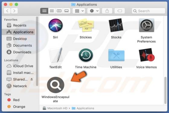 WindowsEncapsulate Adware (Mac)