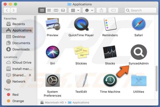 SyncedAdmin Adware (Mac)
