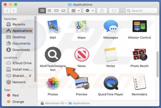 MultiTaskDesignation Adware (Mac)