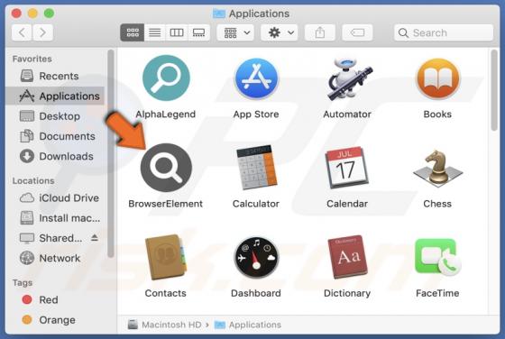 BrowserElement Adware (Mac)