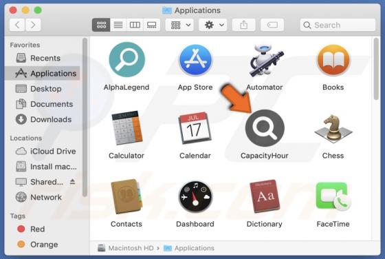 CapacityHour Adware (Mac)