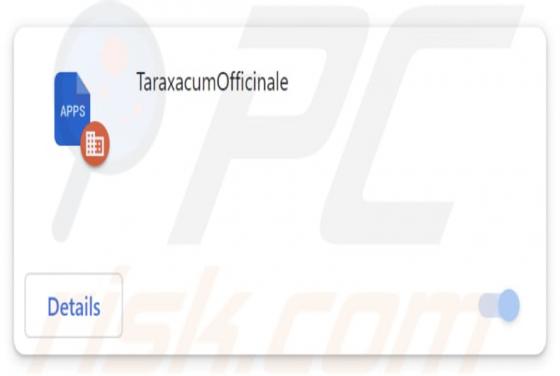 TaraxacumOfficinale Malicious Extension