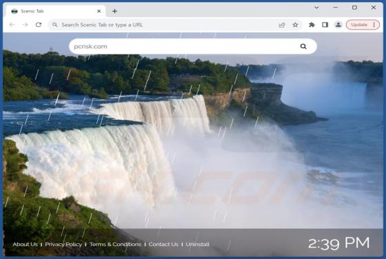 Scenic Tab Browser Hijacker