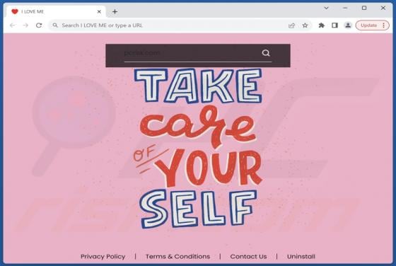 I LOVE ME Browser Hijacker
