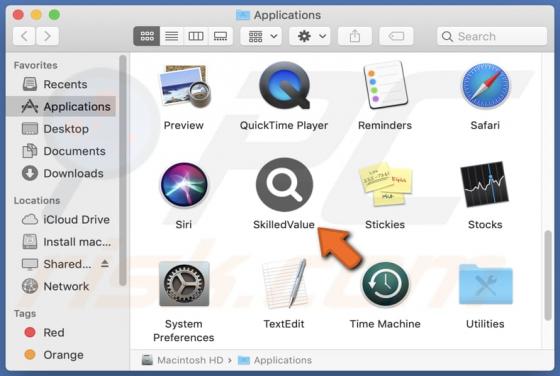 SkilledValue Adware (Mac)