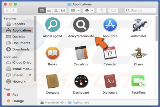 AnalyzerTemplate Adware (Mac)