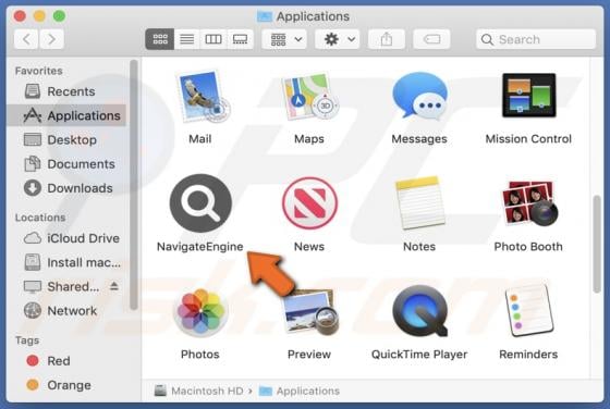 NavigateEngine Adware (Mac)