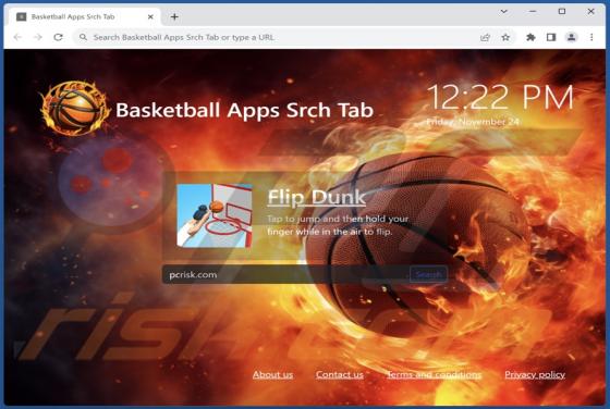 Basketball Apps Srch Tab Browser Hijacker